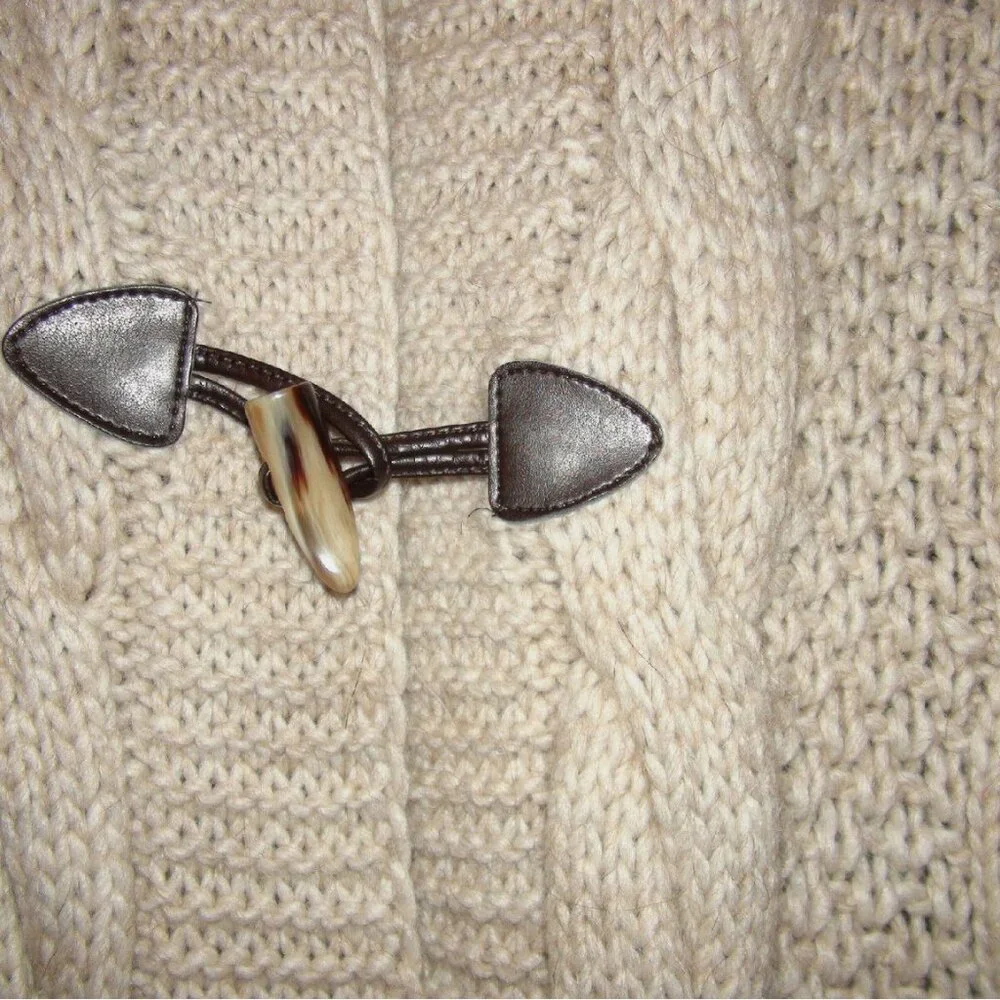 Paola Manfredi Long Cable Knit Sweater